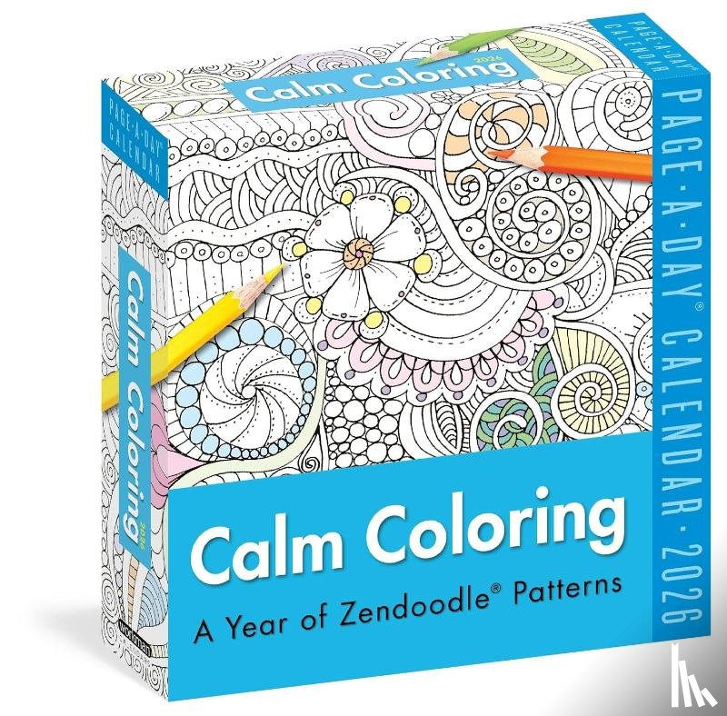 Workman Calendars - Calm Coloring Page-A-Day® Calendar 2026