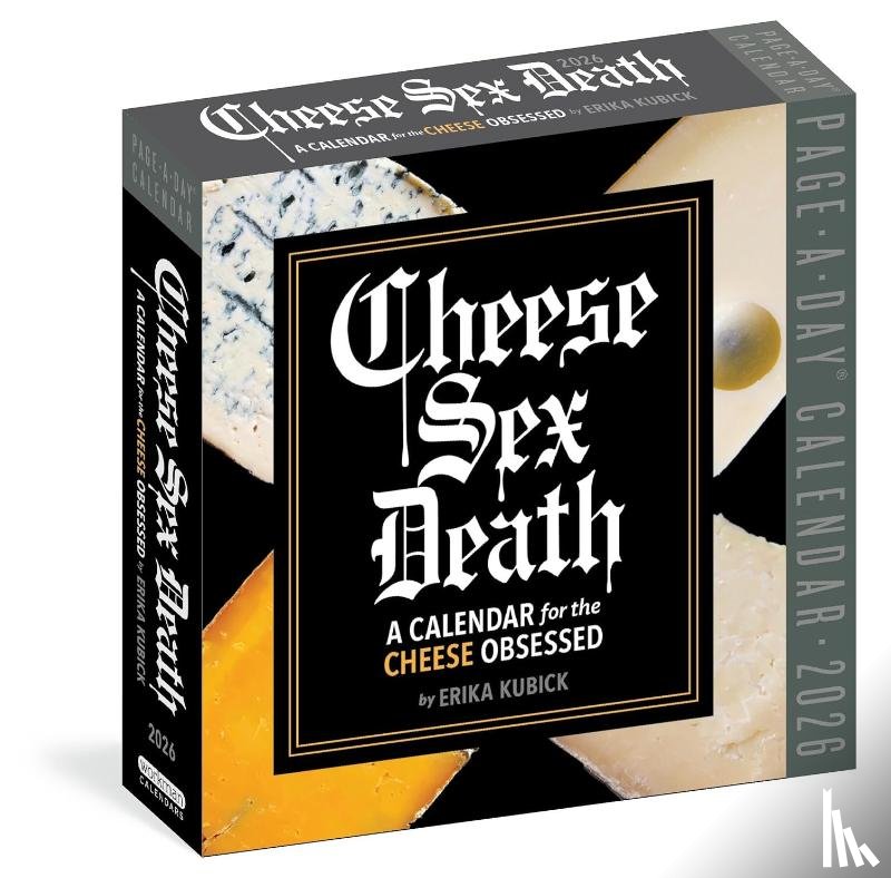 Kubick, Erika, Workman Calendars - Cheese Sex Death Page-A-Day® Calendar 2026