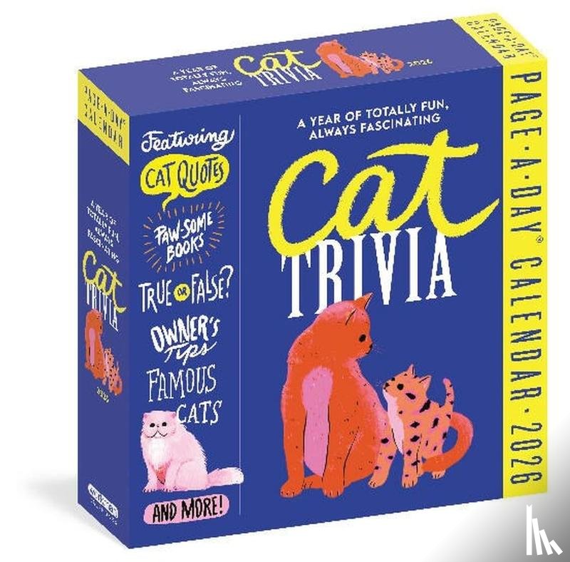 Workman Calendars - Cat Trivia Page-A-Day® Calendar 2026