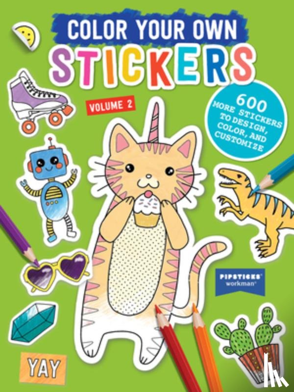 Pipsticks®+Workman® - Color Your Own Stickers, Volume 2