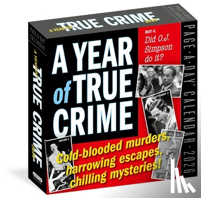 Calendars, Workman - Year of True Crime Page-A-Day® Calendar 2026