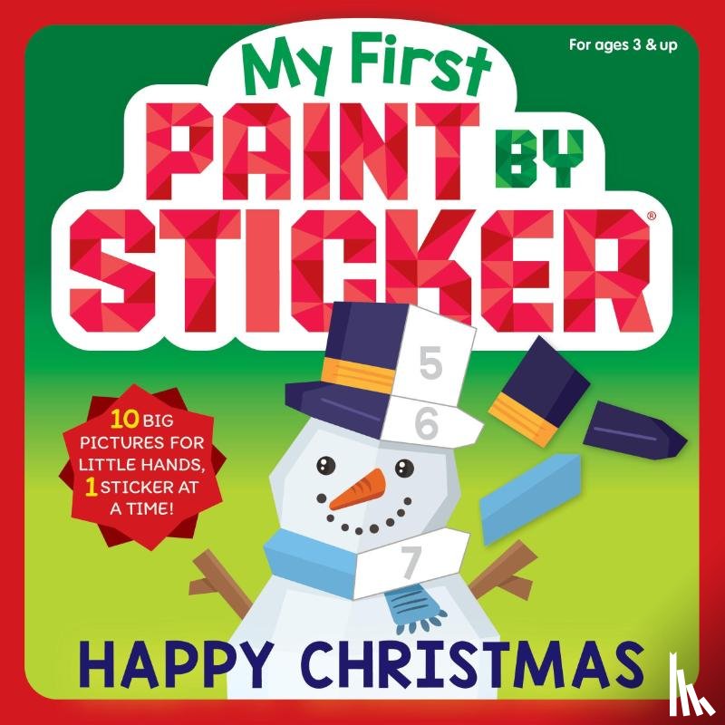 Publishing, Workman - My First Paint by Sticker: Happy Christmas
