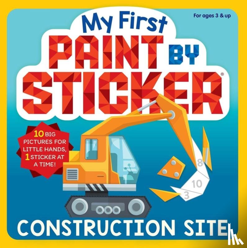 Publishing, Workman - My First Paint by Sticker: Construction Site