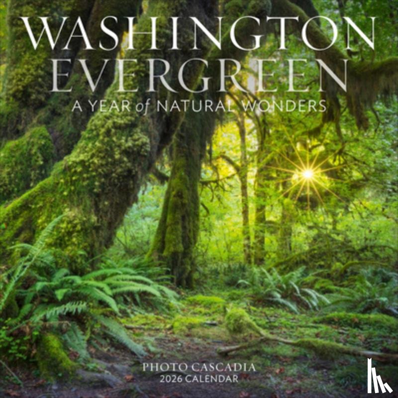 Cascadia, Photo, Calendars, Workman - Washington Evergreen Wall Calendar 2026