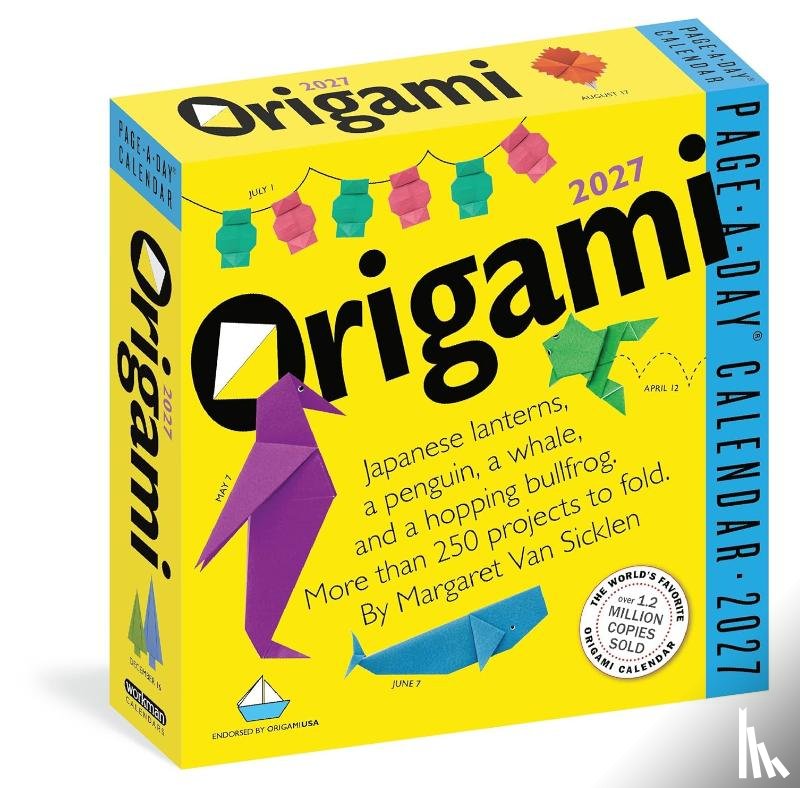 Van Sicklen, Margaret, Workman Calendars - Origami Page-A-Day® Calendar 2027