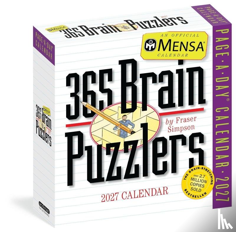 Ltd, American Mensa, Simpson, Fraser, Calendars, Workman - Mensa 365 Brain Puzzlers Page-A-Day® Calendar 2027