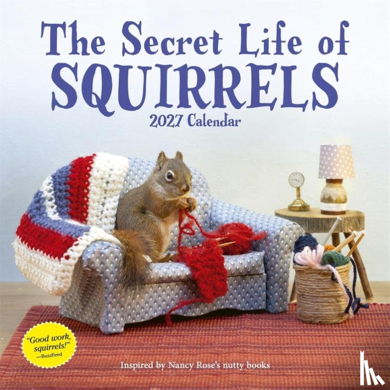 Rose, Nancy, Calendars, Workman - Secret Life of Squirrels Wall Calendar 2027