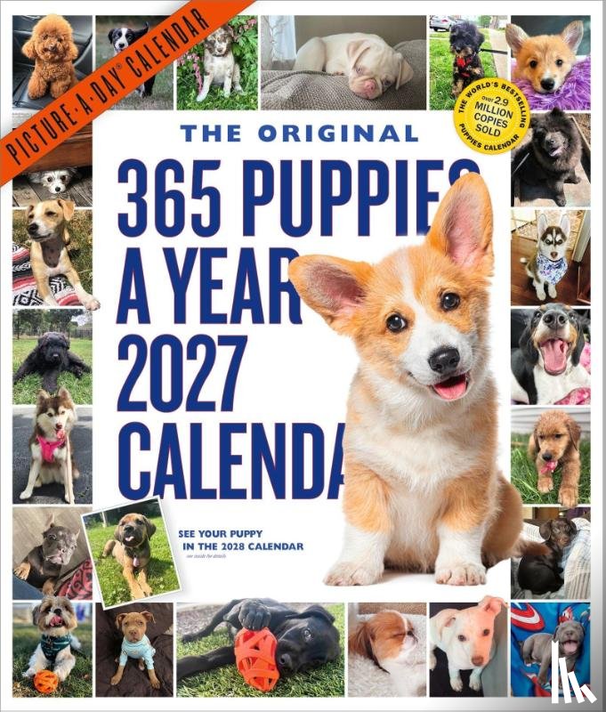 Calendars, Workman - Calendars, W: 365 Puppies-A-Year Picture-A-Day® Wall Calenda