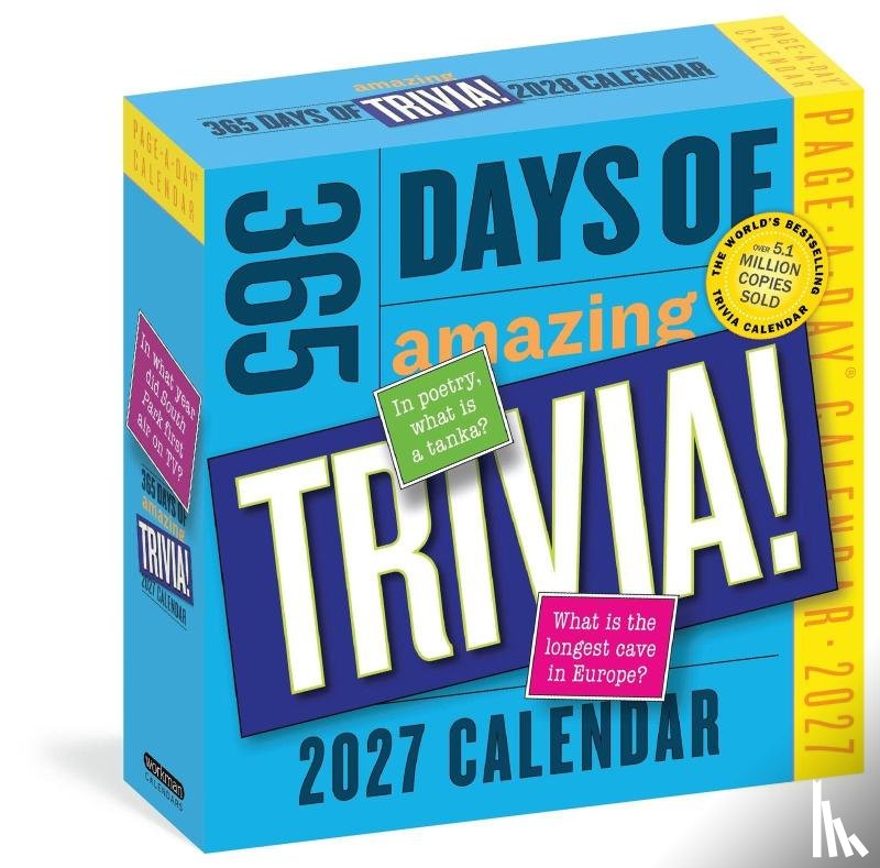 Calendars, Workman - Calendars, W: 365 Days of Amazing Trivia Page-A-Day® Calenda