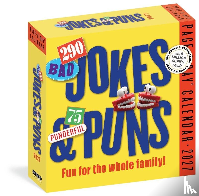 Calendars, Workman - Calendars, W: 290 Bad Jokes & 75 Punderful Puns Page-A-Day®