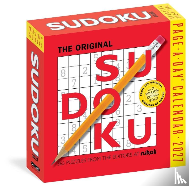 Publishing, Editors Of Nikoli, Calendars, Workman - Publishing, E: Original Sudoku Page-A-Day® Calendar 2027