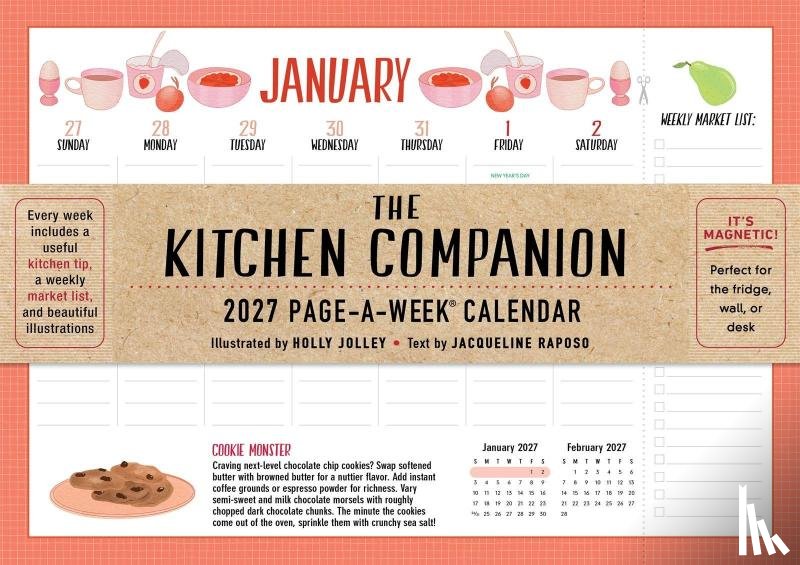 Jolley, Holly - Jolley, H: Kitchen Companion Page-A-Week Calendar 2027