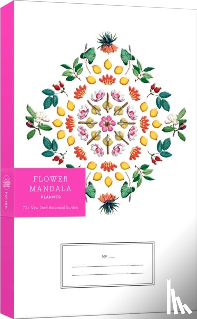 Garden, New York Botanical - Flower Mandala Week-at-a-Glance Diary