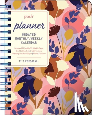 Publishing, Andrews McMeel - Posh: Perpetual Planner Undated Monthly/Weekly Calendar