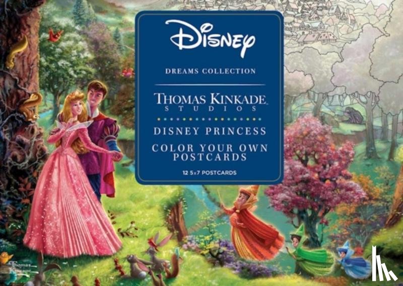 Kinkade, Thomas - Disney Dreams Collection Thomas Kinkade Studios Disney Princess Color Your Own P