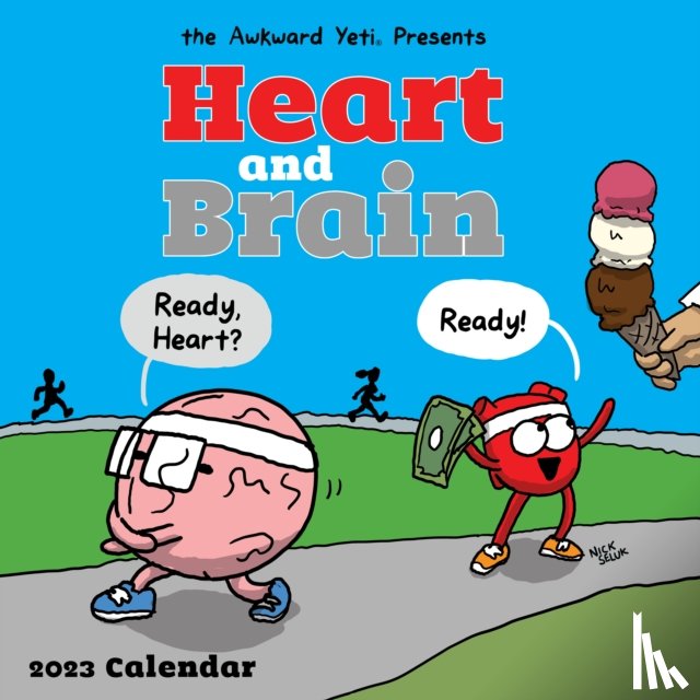Seluk, Nick - Heart and Brain 2023 Wall Calendar