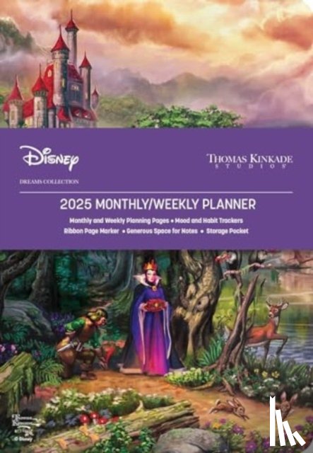 Thomas Kinkade Studios - Disney Dreams Collection by Thomas Kinkade Studios 12-Month 2025 Monthly/Weekly Planner Calendar