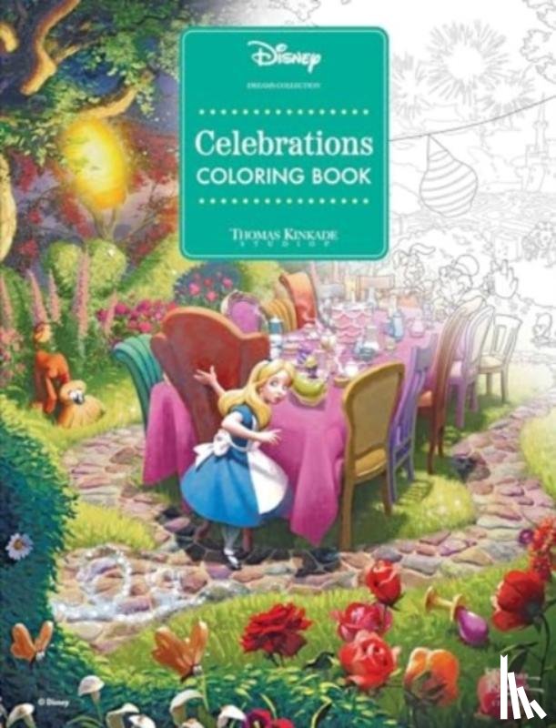 Thomas Kinkade Studios, Kinkade, Thomas - Disney Dreams Collection Thomas Kinkade Studios Celebrations Coloring Book