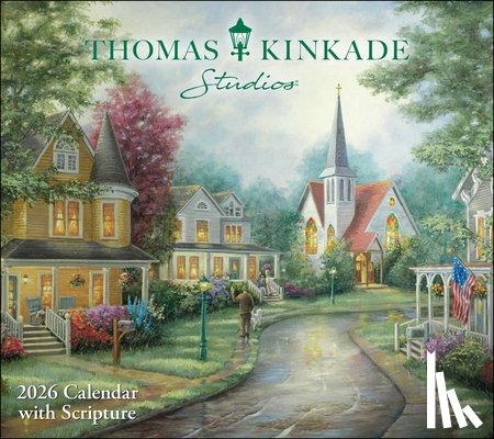 Kinkade, Thomas - Thomas Kinkade Studios 2026 Deluxe Wall Calendar with Scripture