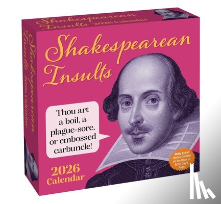 Andrews McMeel Publishing - Shakespearean Insults 2026 Day-to-Day Calendar