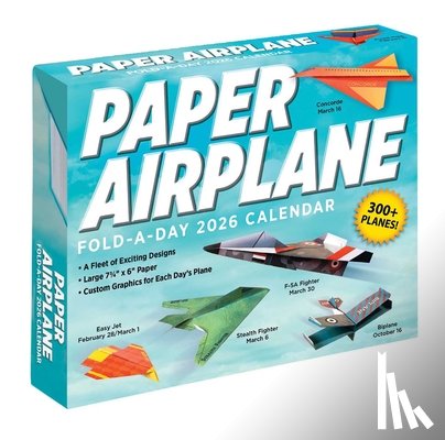 Lee, Kyong, Mitchell, David - Paper Airplane 2026 Fold-A-Day Calendar