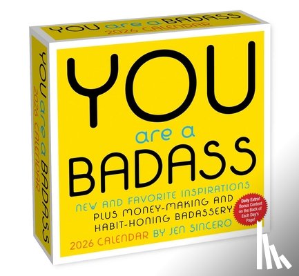 Sincero, Jen - You Are a Badass 2026 Day-to-Day Calendar