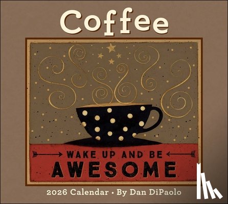 DiPaolo, Mr. Dan - Coffee 2026 Deluxe Wall Calendar