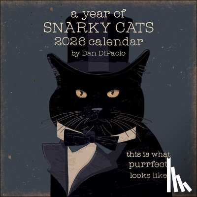 DiPaolo, Mr. Dan - A Year of Snarky Cats 2026 Wall Calendar