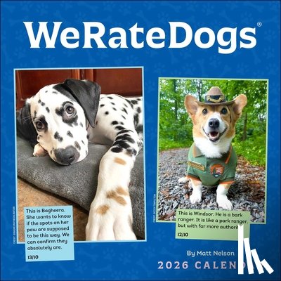 Nelson, Matt - WeRateDogs 2026 Wall Calendar