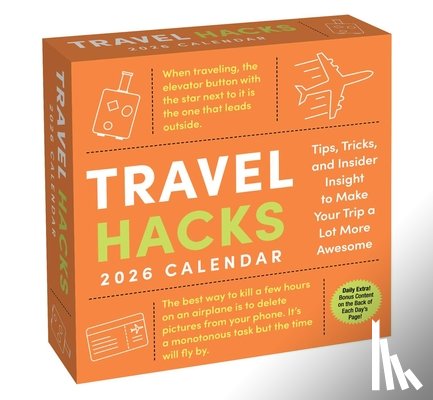 Bradford, Keith, 1000lifehacks.com - Travel Hacks 2026 Day-to-Day Calendar