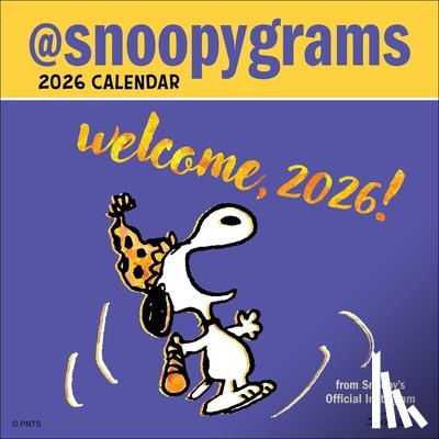Peanuts Worldwide LLC, Schulz, Charles M. - Peanuts®: @Snoopygrams 2026 Mini Wall Calendar