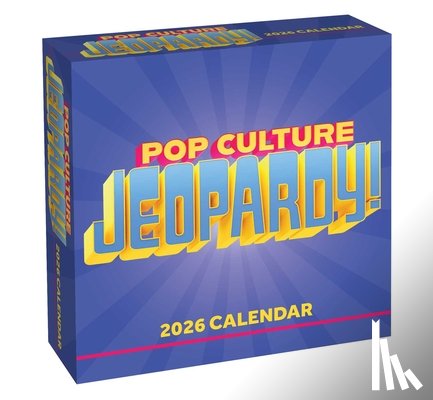 Sony - Pop Culture Jeopardy! 2026 Day-To-Day Calendar