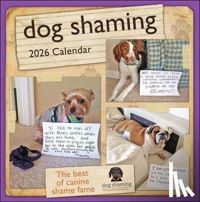 Lemire, Pascale, dogshaming.com - Dog Shaming 2026 Wall Calendar