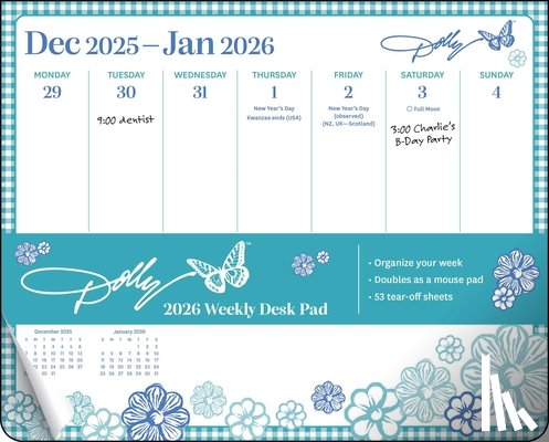 Andrews McMeel Publishing - Dolly Parton 2026 Weekly Desk Pad Calendar