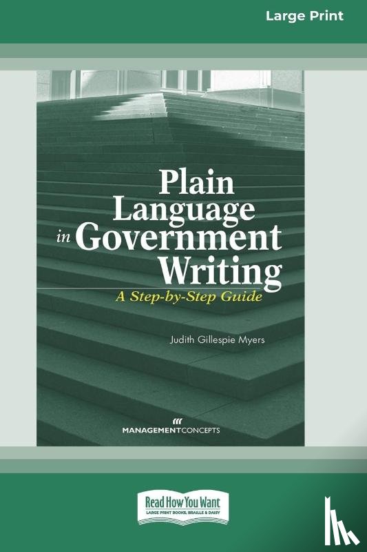 Myers, Judith G. - Plain Language in Government Writing