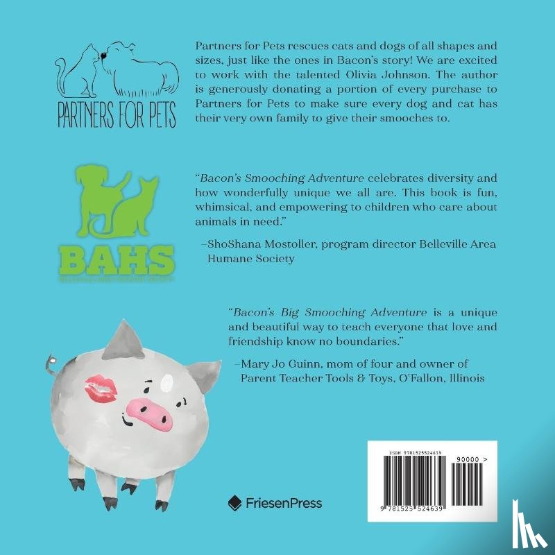 Johnson, Olivia - Bacon's Big Smooching Adventure