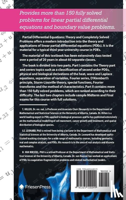 Hillen, T, Leonard, I E, Van Roessel, H - Partial Differential Equations