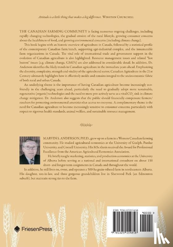 Anderson, Dr Marvin S - Canadian Agriculture in the 21st Century