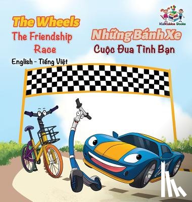 Books, Kidkiddos, Nusinsky, Inna - The Wheels The Friendship Race (English Vietnamese Book for Kids)