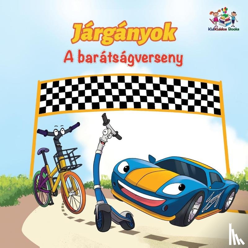 Books, Kidkiddos, Nusinsky, Inna - The Wheels The Friendship Race (Hungarian Children's Book)
