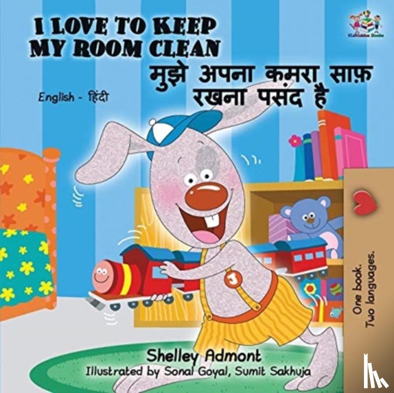 Admont, Shelley, Books, Kidkiddos - I Love to Keep My Room Clean (English Hindi Bilingual Book)