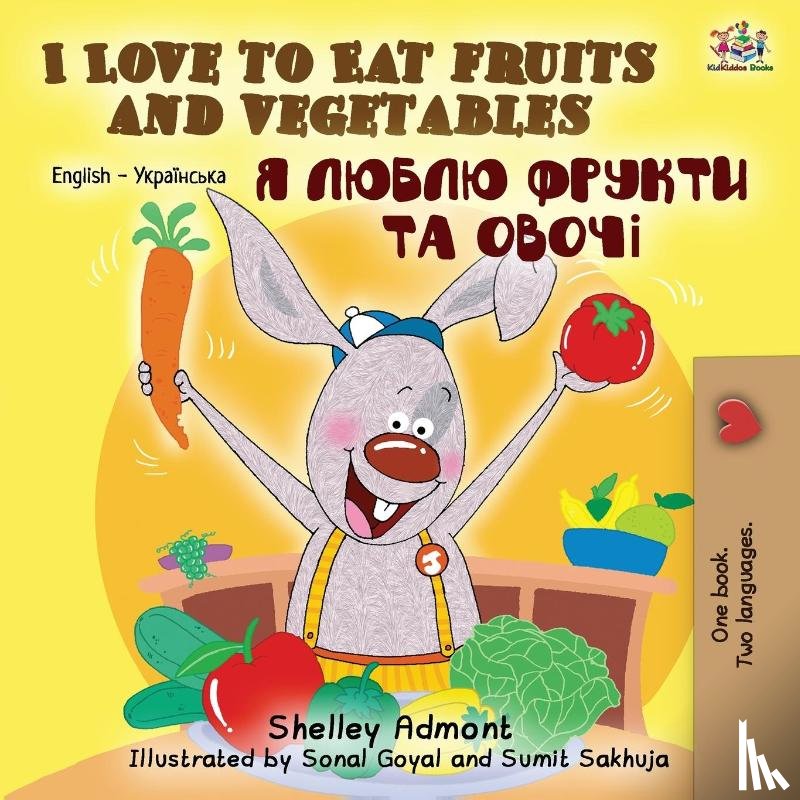 Admont, Shelley, Books, Kidkiddos - I Love to Eat Fruits and Vegetables (English Ukrainian Bilingual Book)