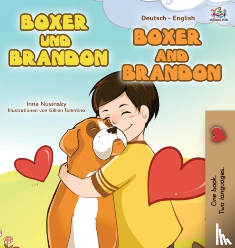 Books, Kidkiddos, Nusinsky, Inna - Boxer and Brandon (German English Bilingual Book for Kids)