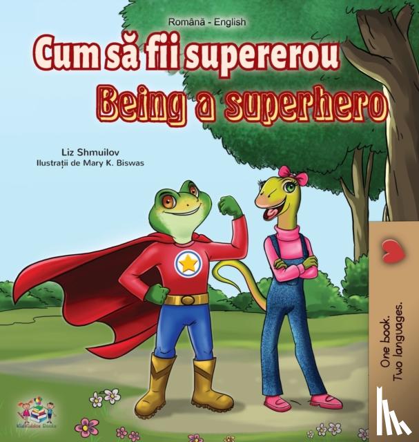Shmuilov, Liz, Books, Kidkiddos - Being a Superhero (Romanian English Bilingual Book)