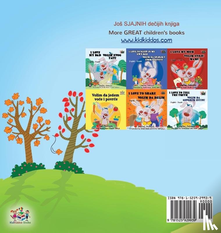 Admont, Shelley, Books, Kidkiddos - I Love Autumn (Serbian English Bilingual Children's Book - Latin alphabet)