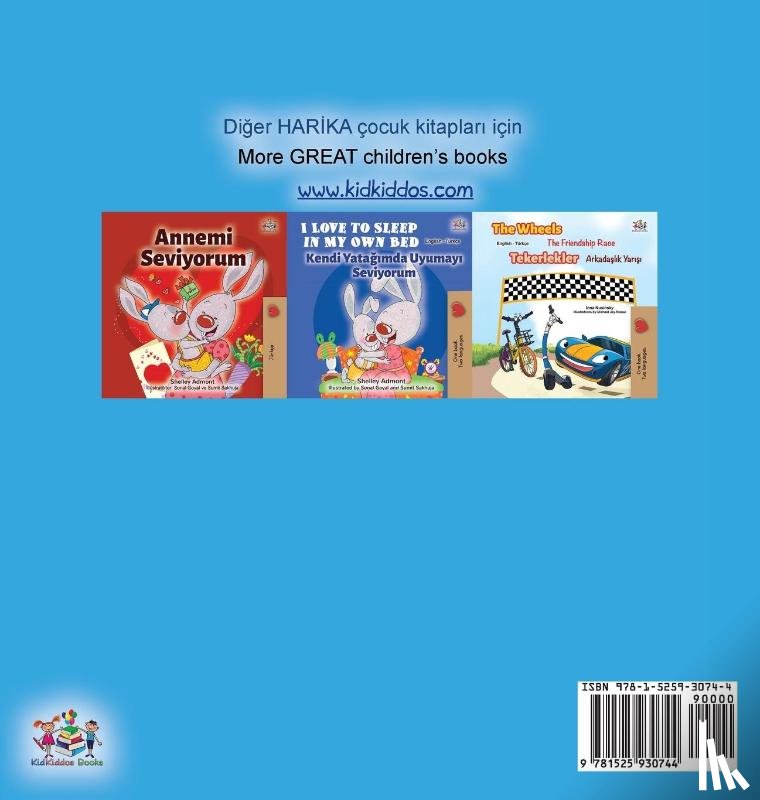 Admont, Shelley, Books, Kidkiddos - I Love to Keep My Room Clean (Turkish English Bilingual Book for Kids)