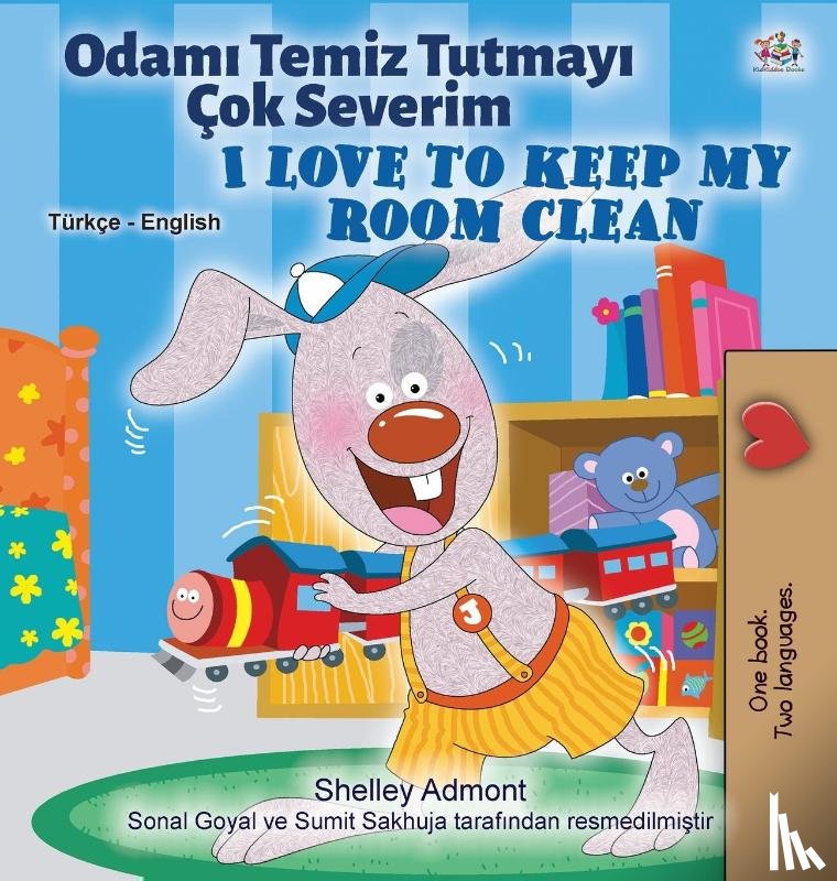 Admont, Shelley, Books, Kidkiddos - I Love to Keep My Room Clean (Turkish English Bilingual Book for Kids)
