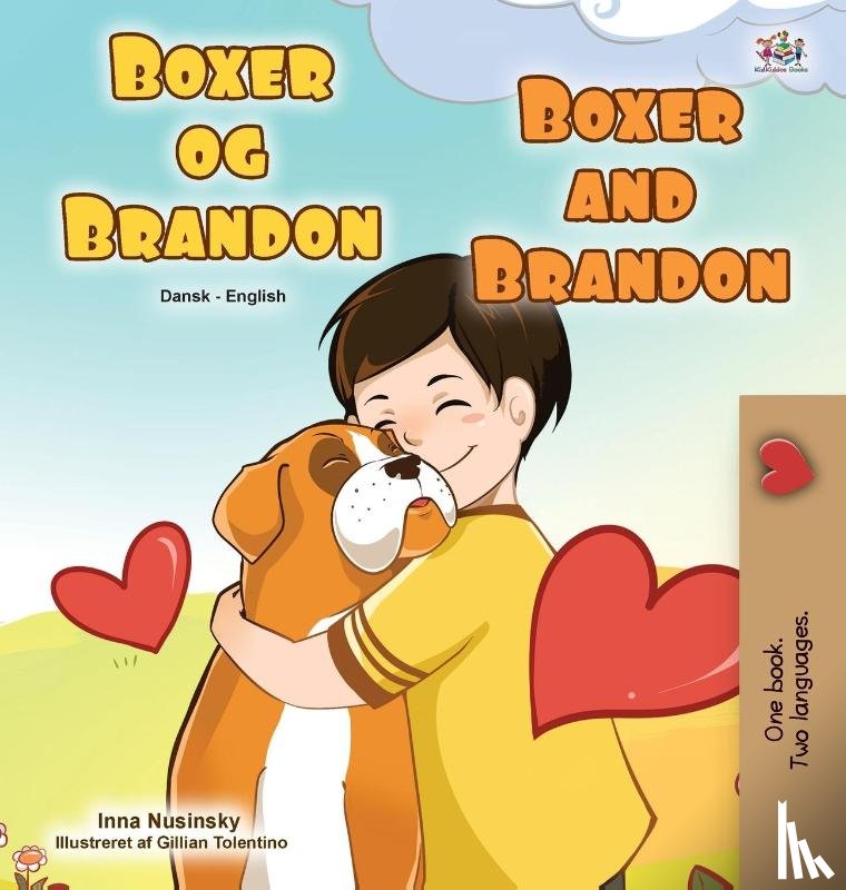 Books, Kidkiddos, Nusinsky, Inna - Boxer and Brandon (Danish English Bilingual Book for Children)