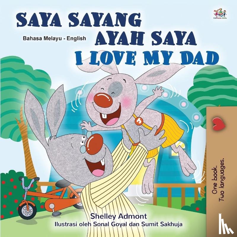 Admont, Shelley, Books, Kidkiddos - I Love My Dad (Malay English Bilingual Children's Book)