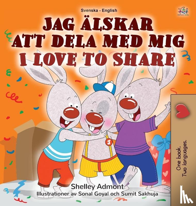 Admont, Shelley, Books, Kidkiddos - I Love to Share (Swedish English Bilingual Children's Book)